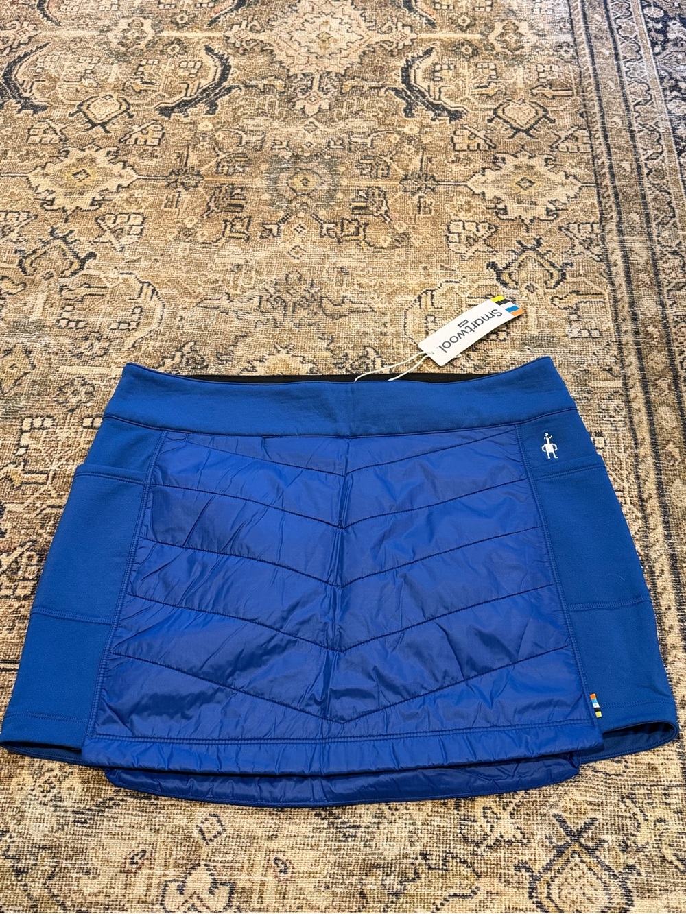 Smartwool Royal Blue Quilted Mini Skirt
